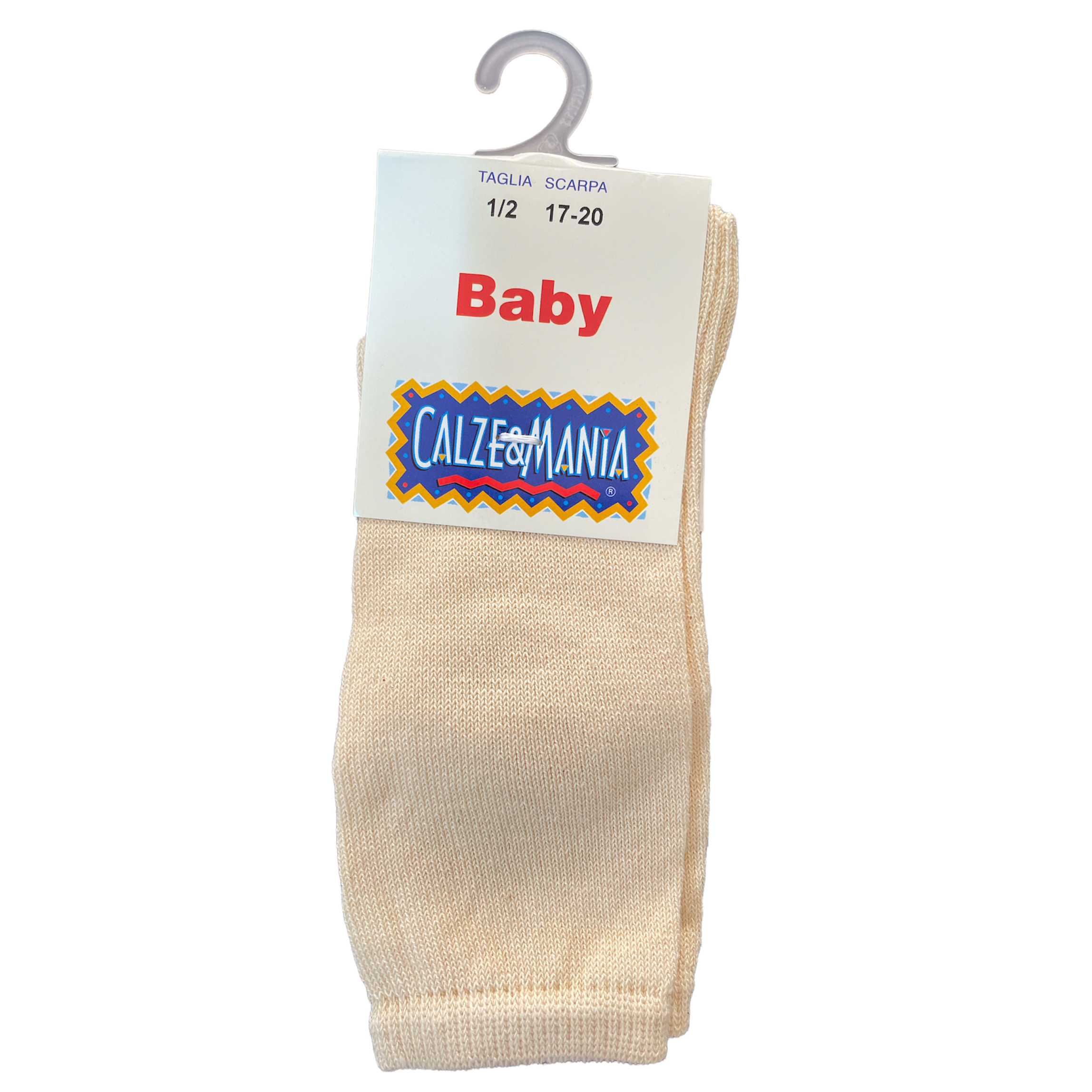 جوراب ساق بلند نوزادی سانتاگوستینو مدل 272657 ساده