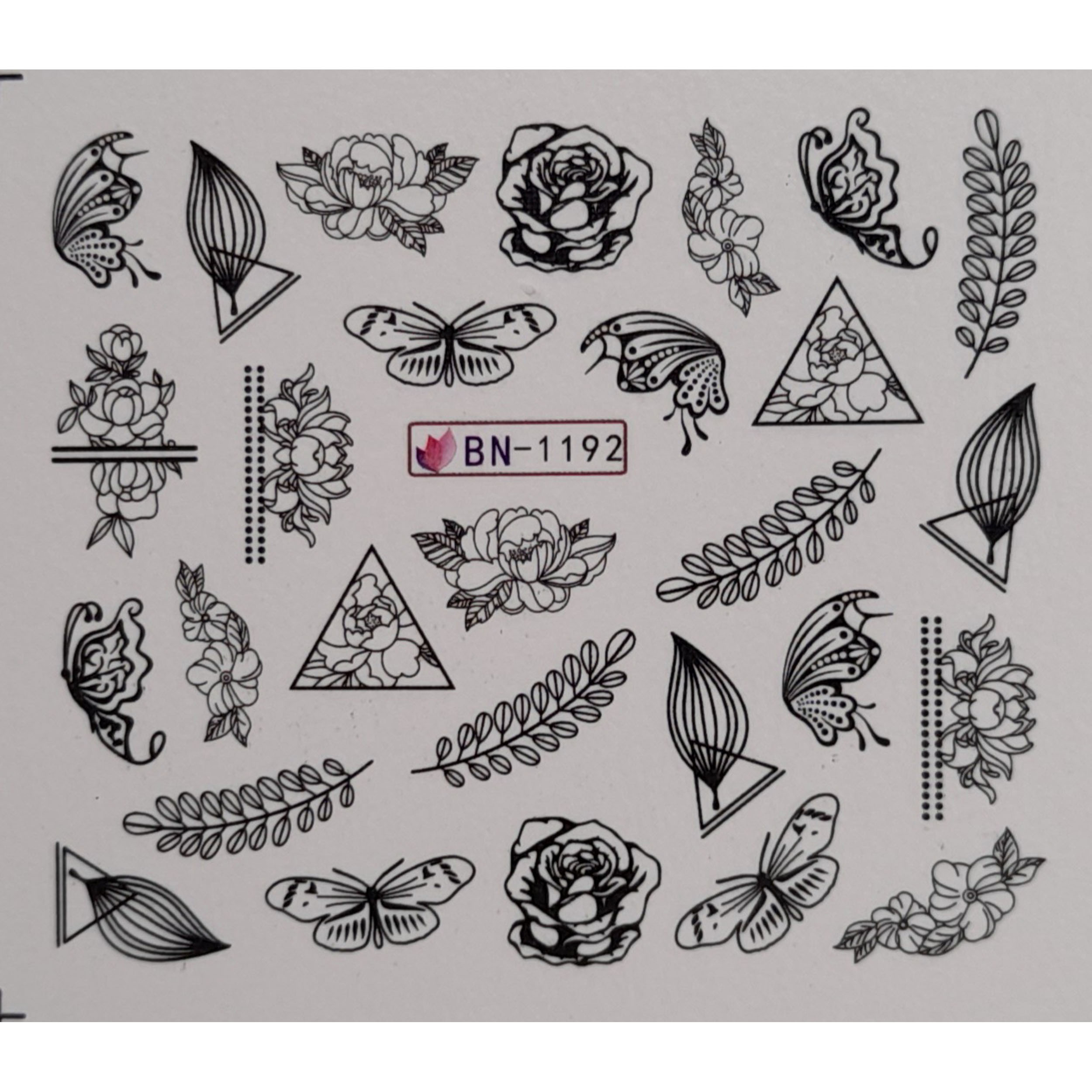 برچسب لنز ناخن کد L94