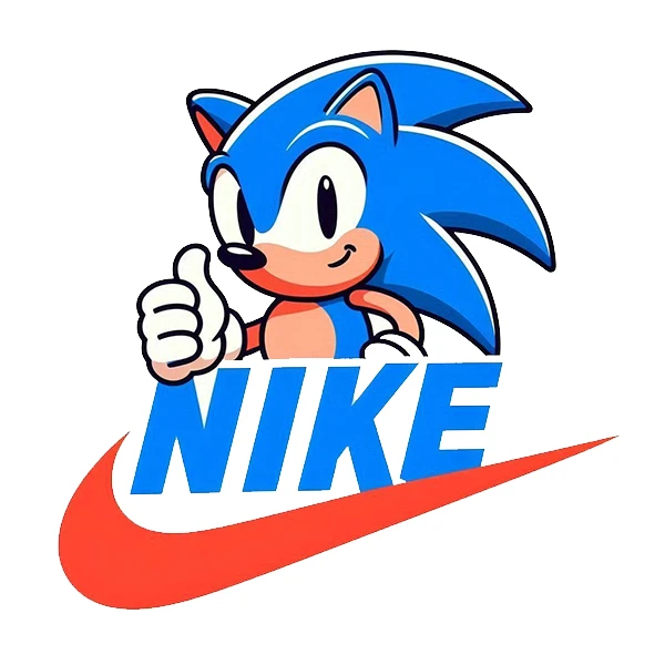  استیکر پارچه و لباس پاد آفرین طرح سونیک کد 5076