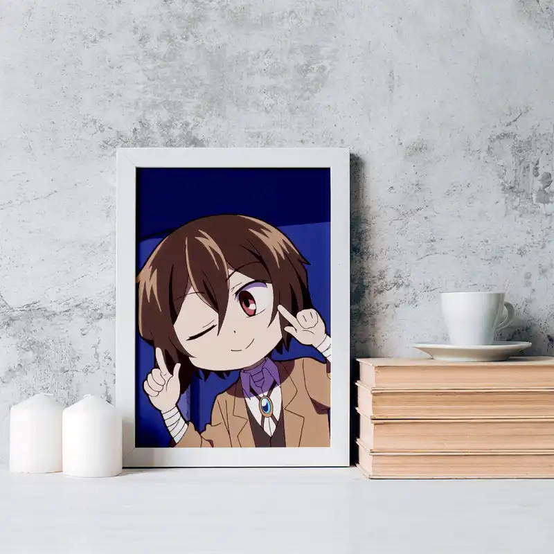 تابلو خندالو مدل دازای انیمه سگ های ولگرد بانگو کد 15629