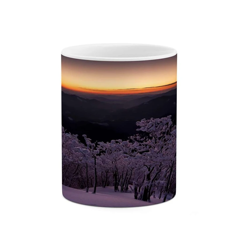 ماگ کاکتی مدل منظره برفی کد mgh14958