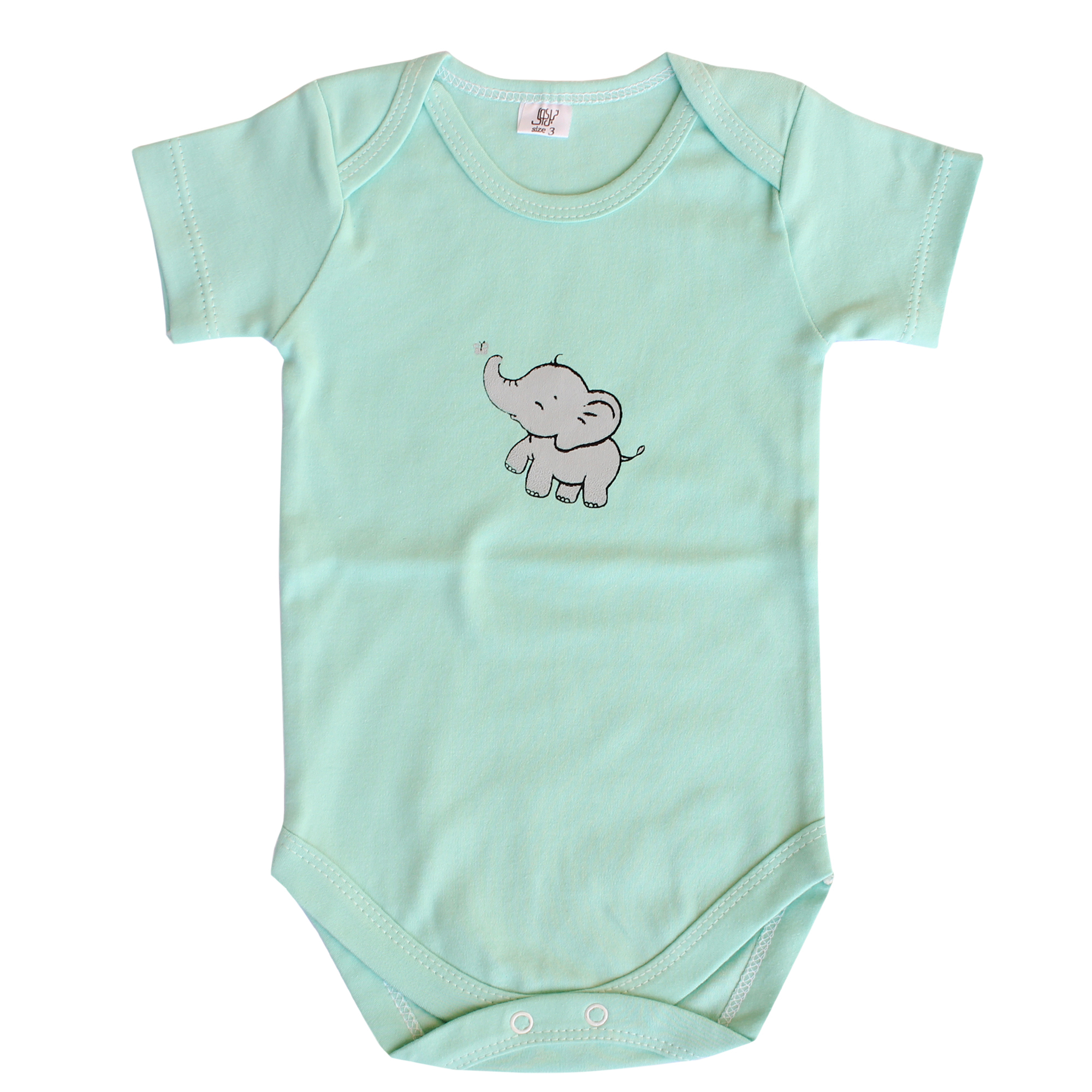 بادی نوزادی نیل کوک مدل Happy Elephant کد 01
