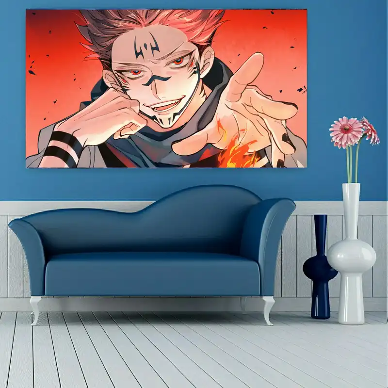 تابلو شاسی طرح انیمه جوجوتسو مدلKG197