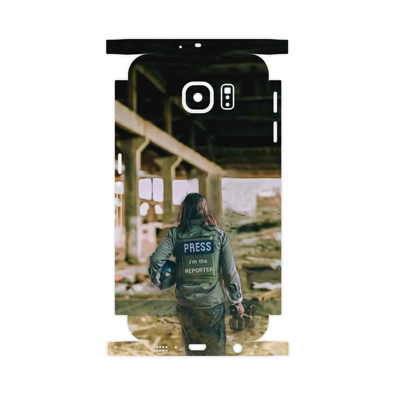 برچسب پوششی ماهوت مدل Reporter-FullSkin مناسب برای گوشی موبایل سامسونگ Galaxy S6