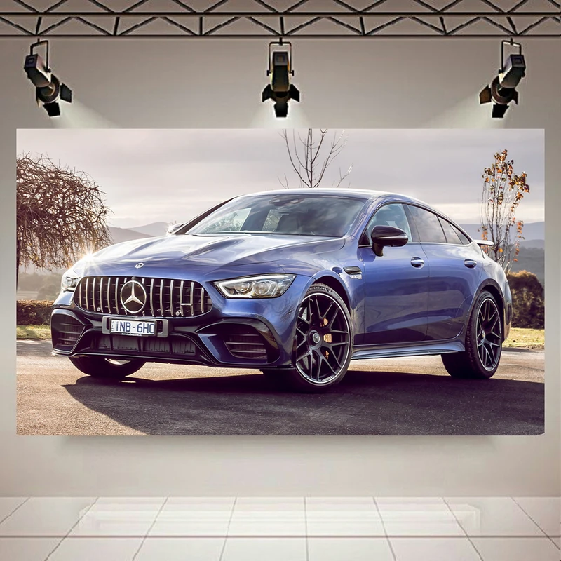 تابلو بوم طرح ماشین مدل مرسدس AMG GT کد AR8510