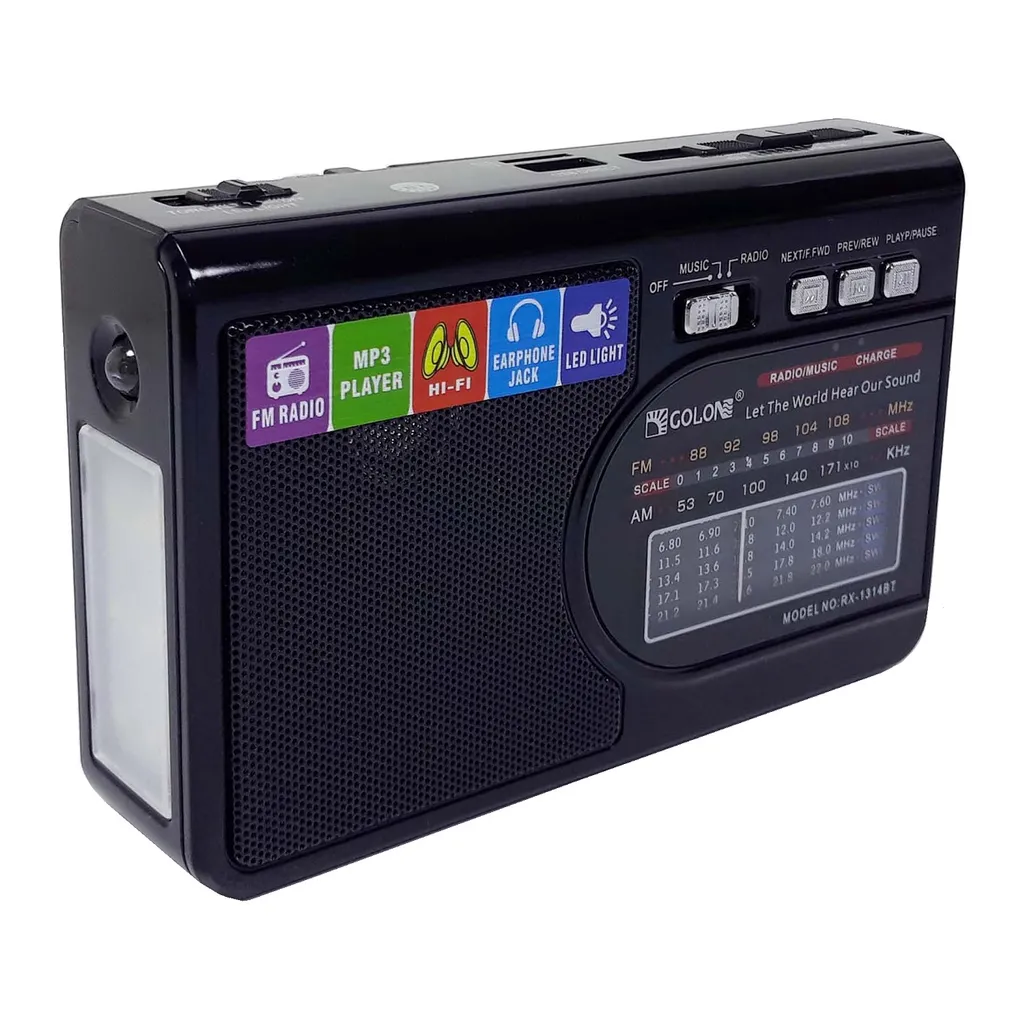 اسپیکر بلوتوثی قابل حمل گولون مدل RX-1314BT