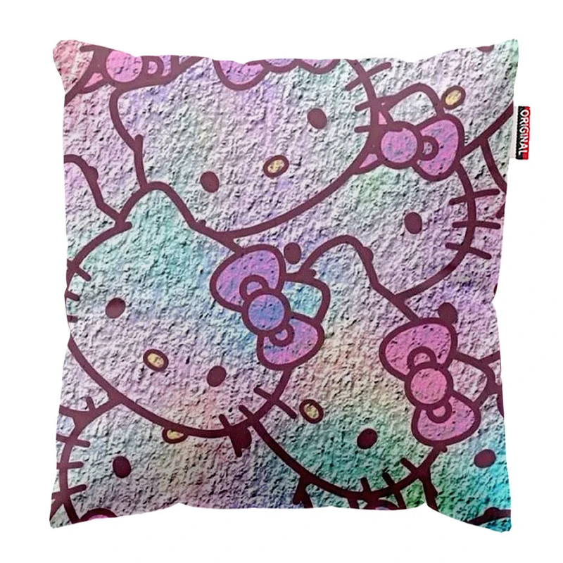  کوسن پاد آفرین طرح کیتی کد 2103 سایز 30*30 سانتی متر