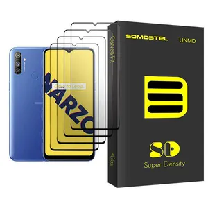 Somastel SD Glass MIX004 Screen Protector For Realme Narzo 10A Pack Of 4