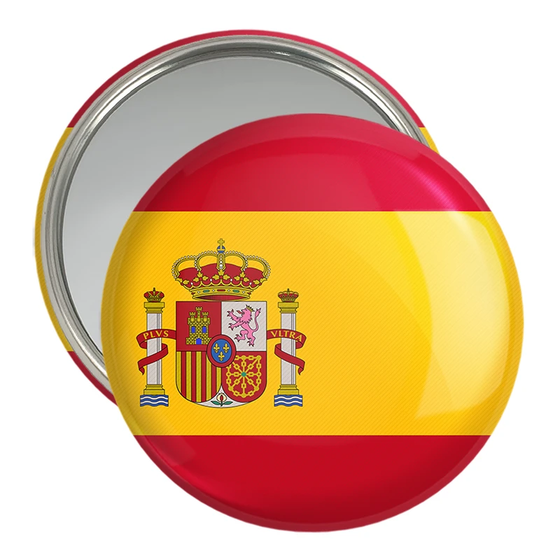 آینه جیبی خندالو مدل تیم ملی اسپانیا  کد 2060