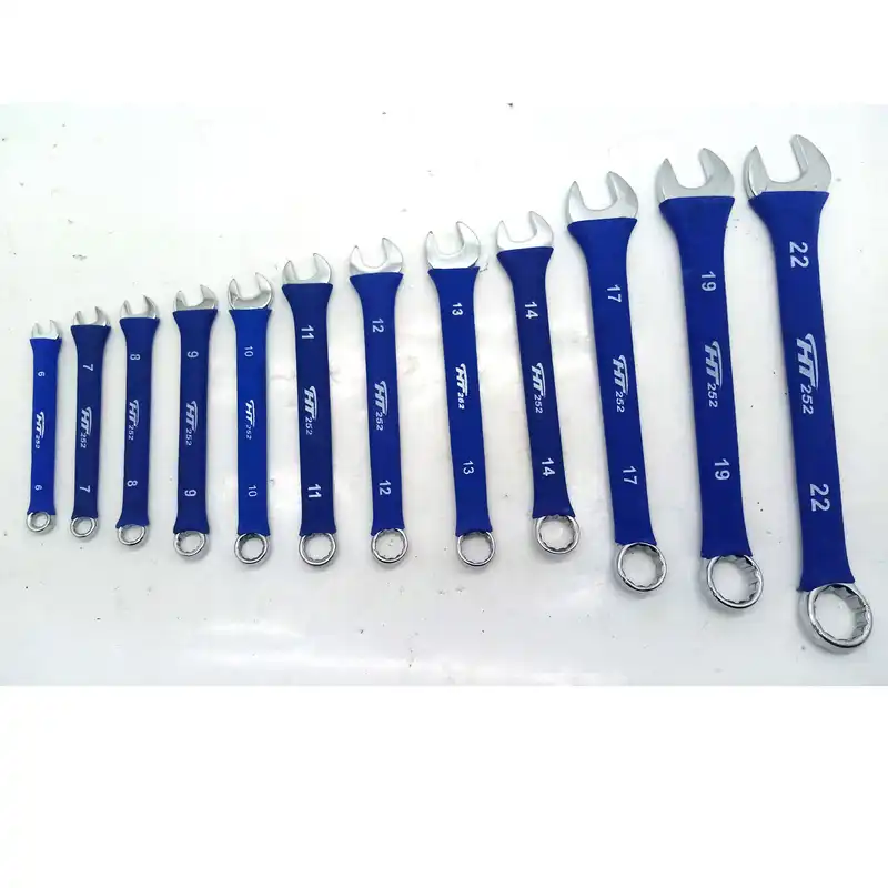 آچار یکسر تخت و یکسر رینگی اچ تی مدل SD120 مجموعه 12 عددی