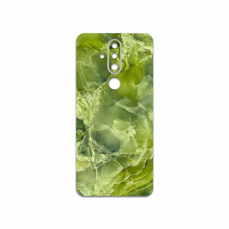 برچسب پوششی ماهوت مدل Green Crystal Marble مناسب برای گوشی موبایل نوکیا X71
