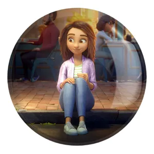 پیکسل خندالو طرح انیمیشن شانس لاک Luck کد 26039 مدل بزرگ