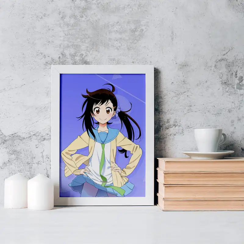 تابلو خندالو مدل اونودرا انیمه عشق دروغین کد 17130