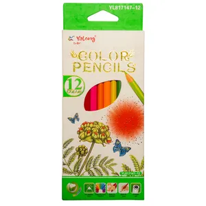 مداد رنگی 12 رنگ یالونگ مدل VIVID کد 01