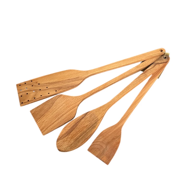 سرویس کفگیر 4 پارچه مدل چوبی