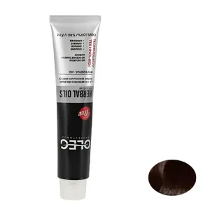 رنگ مو اولگ شماره 5.7 حجم 100 میلی‌لیتر رنگ قهوه‌ای نسکافه‌ای روشن