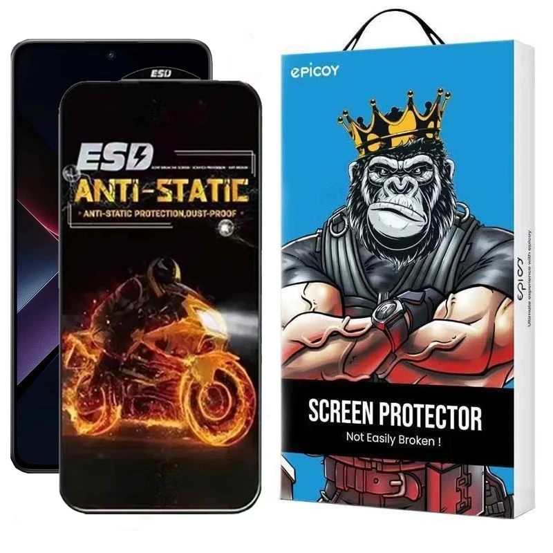 محافظ صفحه نمایش اپیکوی مدل Fiery ESD مناسب برای گوشی موبایل شیائومی Poco X7 Pro / X6 Pro / Redmi Note 14 / Turbo 4