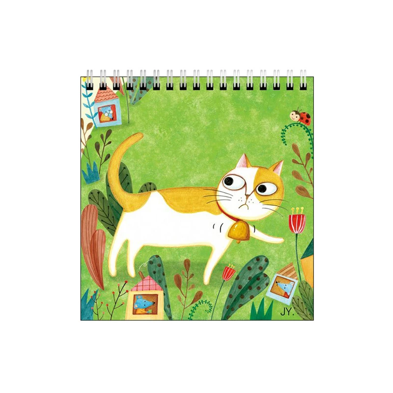 دفتر طراحی طرح گربه و خونه موش ها کد 3535831