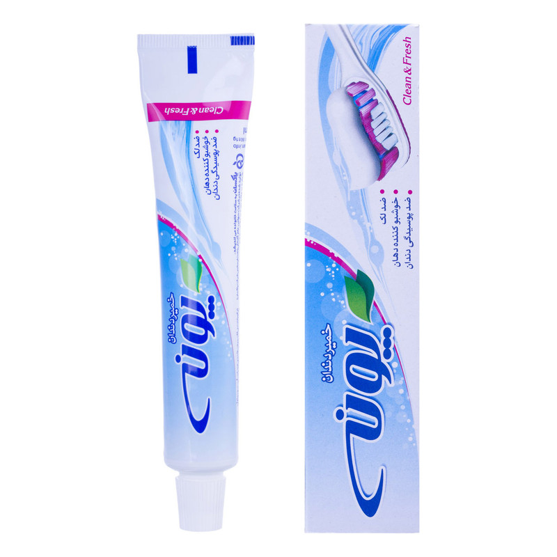 خمیر دندان پونه مدل Clean And Fresh حجم 80 میلی لیتر بسته 48 عددی خمیر دندان پونه مدل Clean And Fresh حجم 80 میلی لیتر بسته 48 عددی