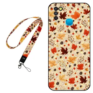 Megafone Fall 0017 Cover For Infinix Smart 5 Mobile Neckband
