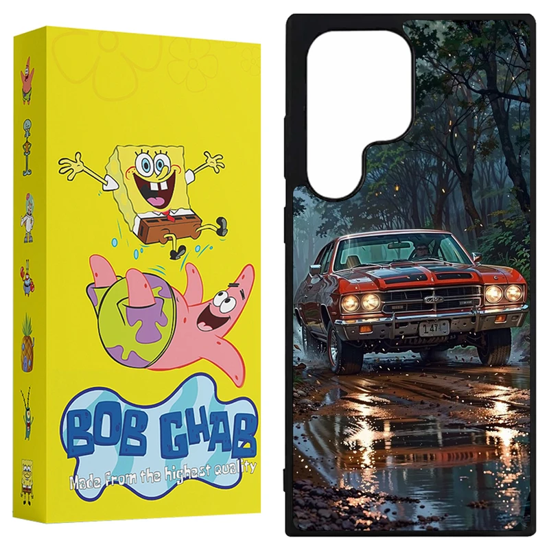 کاور باب قاب طرح ماشین مدل BCPS22U مناسب برای گوشی موبایل سامسونگ Galaxy S22 Ultra 5G