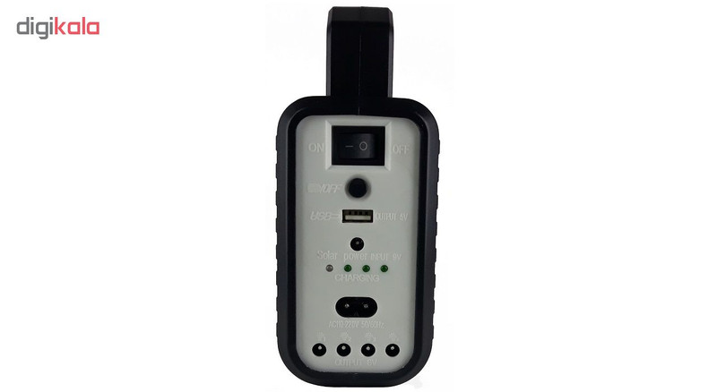 سیستم روشنایی و پاوربانک خورشیدی و اسپیکر جی دی پلاس مدل GD-8028COB