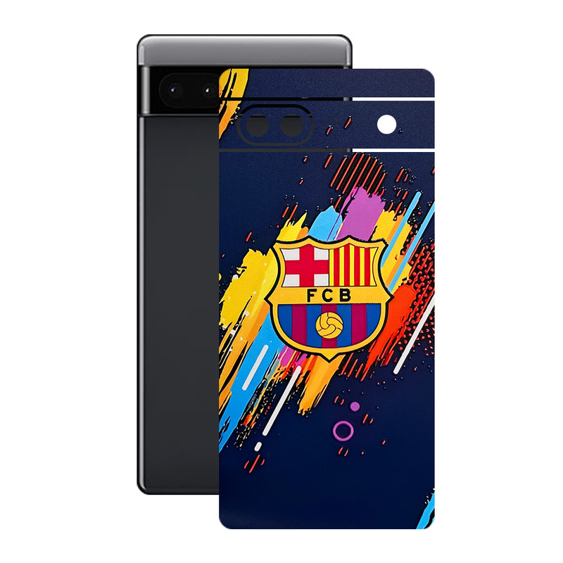 برچسب پوششی گلس مدل Leth طرح بارسلونا مناسب برای گوشی موبایل گوگل Pixel 6a