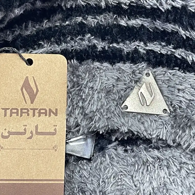 کلاه بافتنی بچگانه تارتن مدل 180033