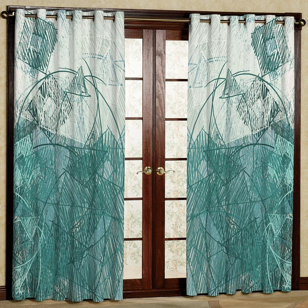 پرده مدل مخمل پانچی کد 6673 سایز 280x140 سانتی متر