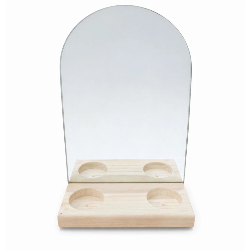 آیینه رومیزی چوبی کد۷۷