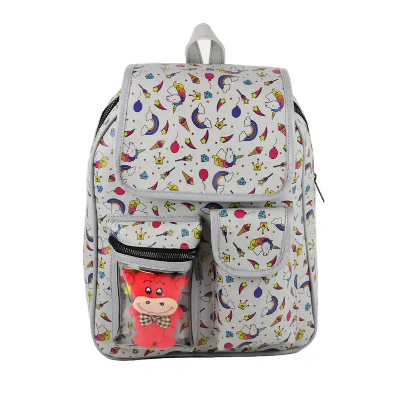 کوله پشتی دخترانه  طرح یونیکورن کد AM9090