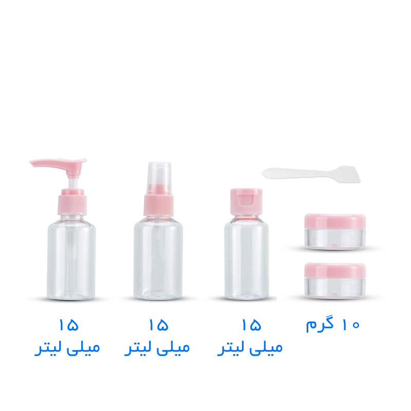 محفظه نگهداری کرم رونا مدل مسافرتی بسته 6 عددی محفظه نگهداری کرم رونا مدل مسافرتی بسته 6 عددی