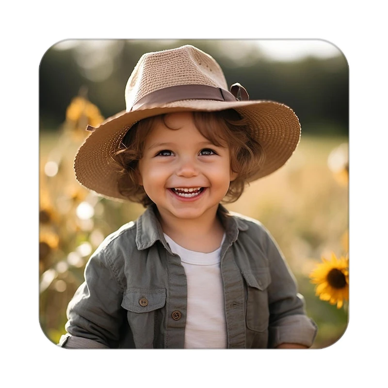 زیر لیوانی کاکتی طرح گل مدل mp18106