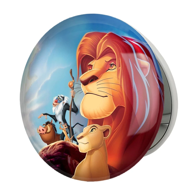 آینه جیبی خندالو طرح شیرشاه Lion King مدل تاشو کد 10704 