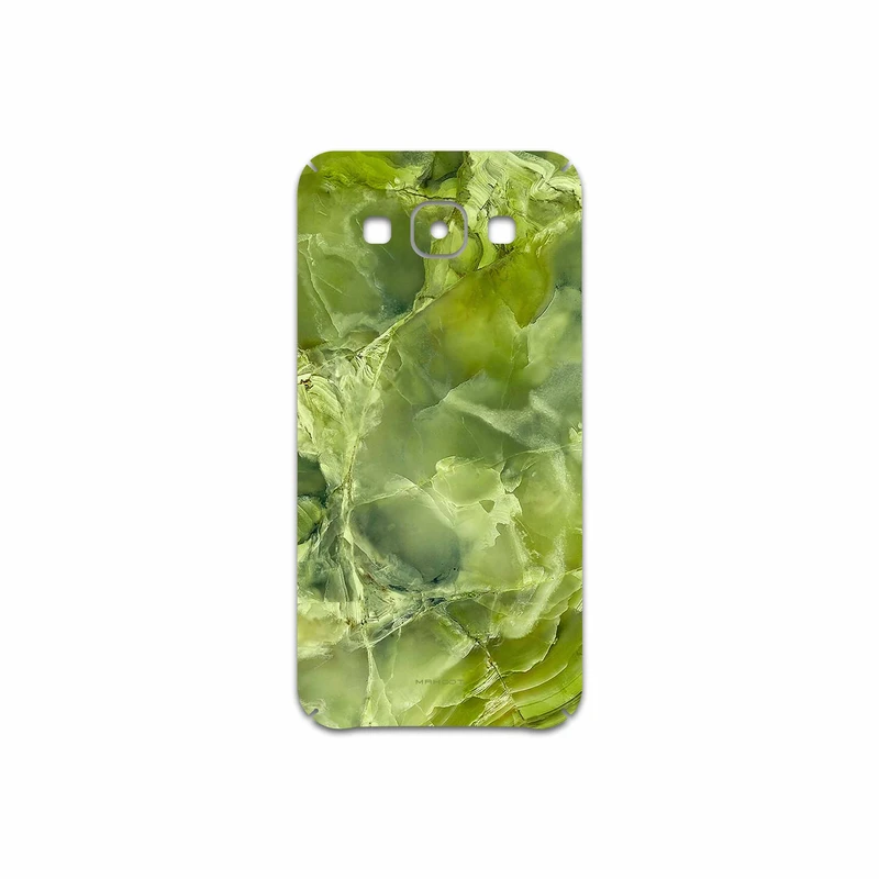 برچسب پوششی ماهوت مدل Green Crystal Marble مناسب برای گوشی موبایل سامسونگ Galaxy E5