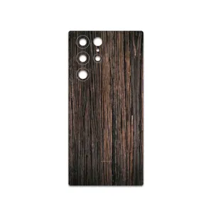 MAHOOT Burned-Wood Cover Sticker for Samsung Galaxy S22 Ultra 5G