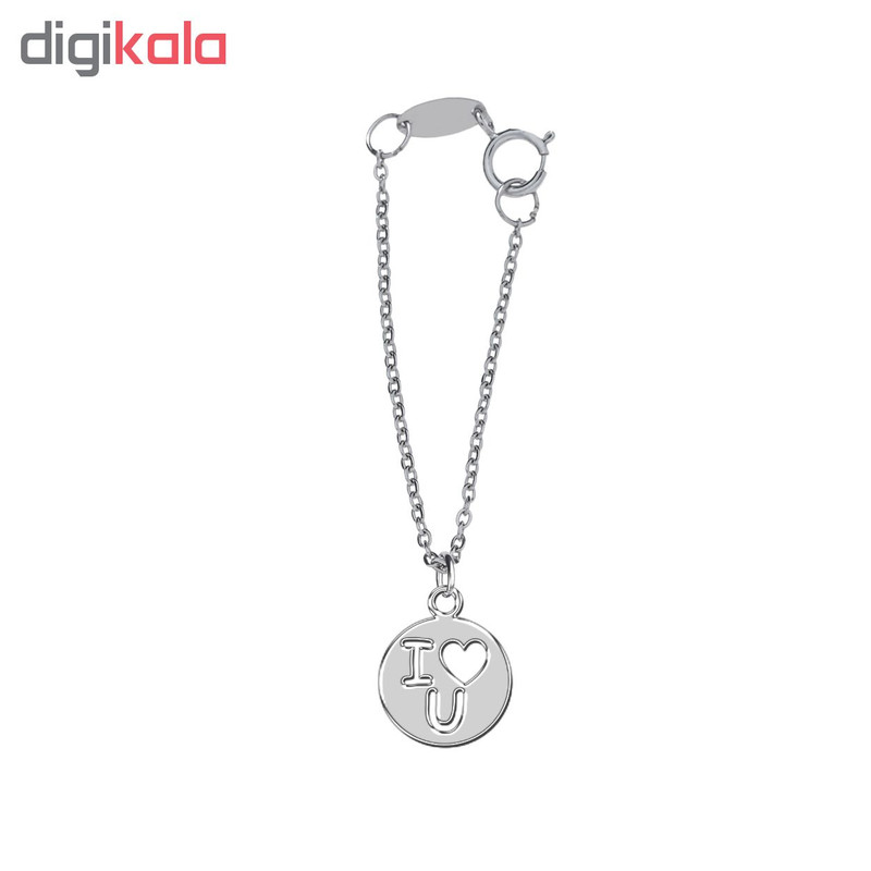 آویز ساعت نقره ترمه1 طرح آی لاو یو کد E293 آویز ساعت نقره ترمه1 طرح آی لاو یو کد E293