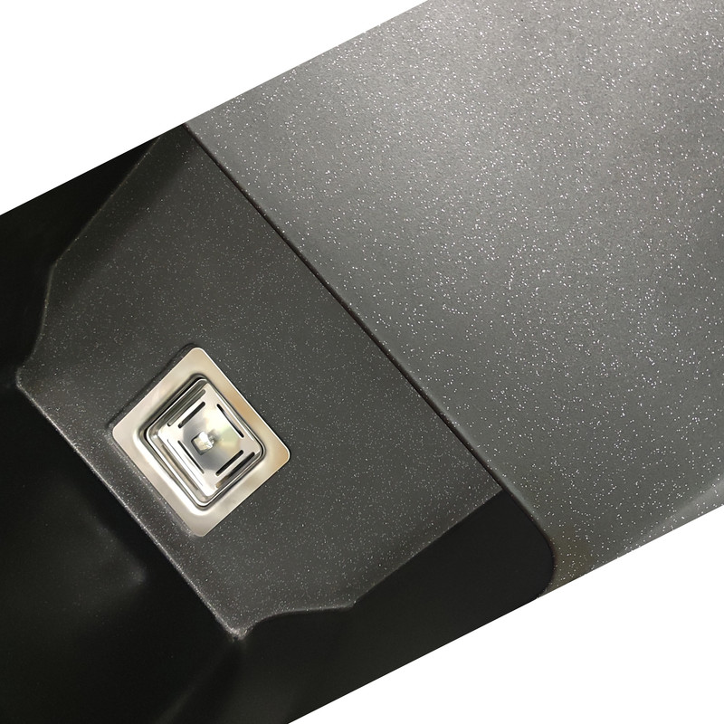 سینک ظرفشویی گرانیت پارادایز مدل  ITALY-408-BLAK-AKLIL توکار