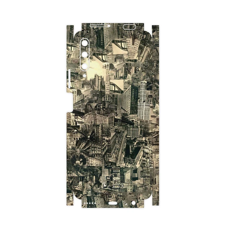 برچسب پوششی ماهوت مدل Collage of Skyscraper-FullSkin مناسب برای گوشی موبایل هوآوی Y9S