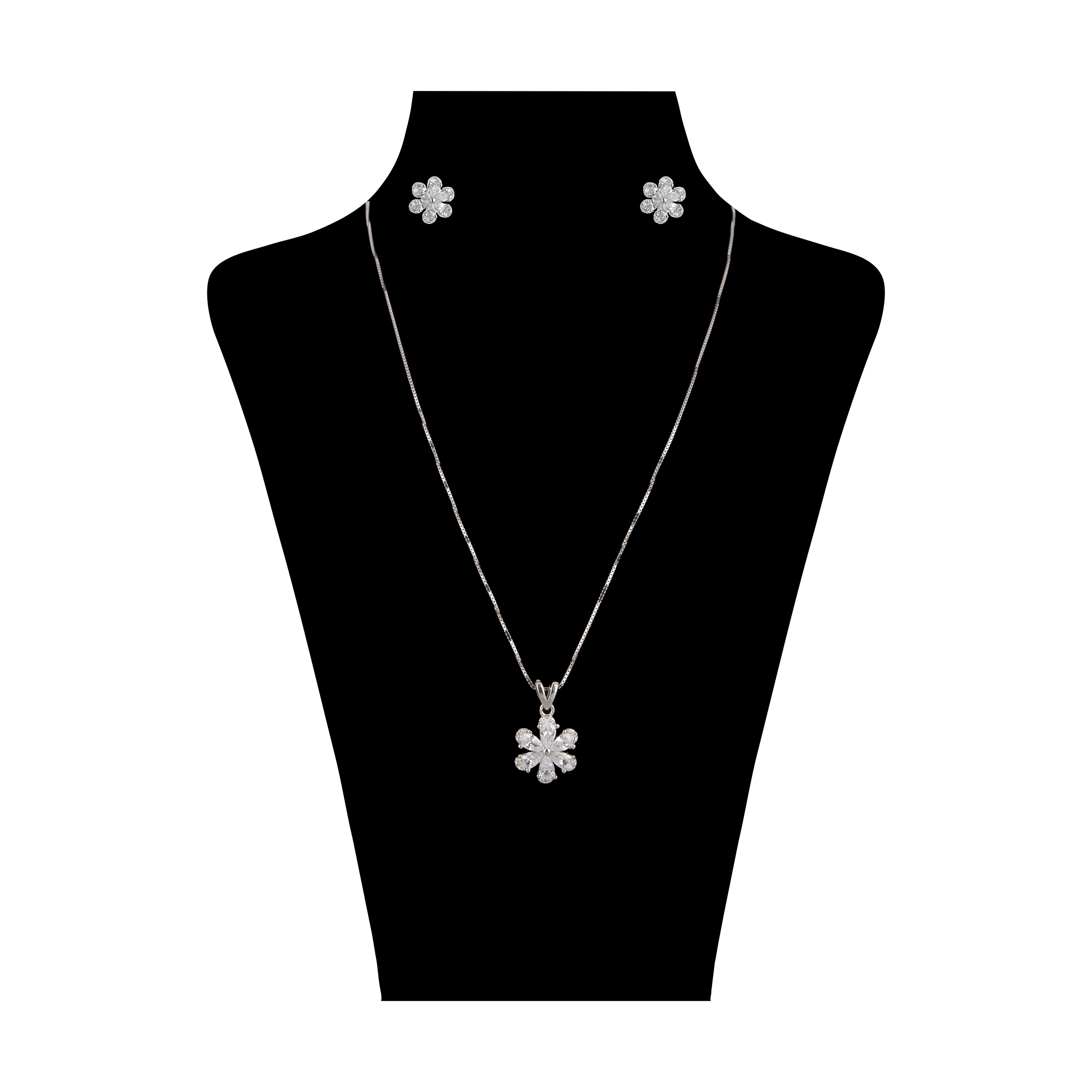 نیم ست نقره زنانه مدل 106-9