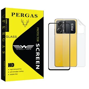 Waily Nice Pergas Screen Protector For Xiaomi  Poco X5 Pro With Back Protector