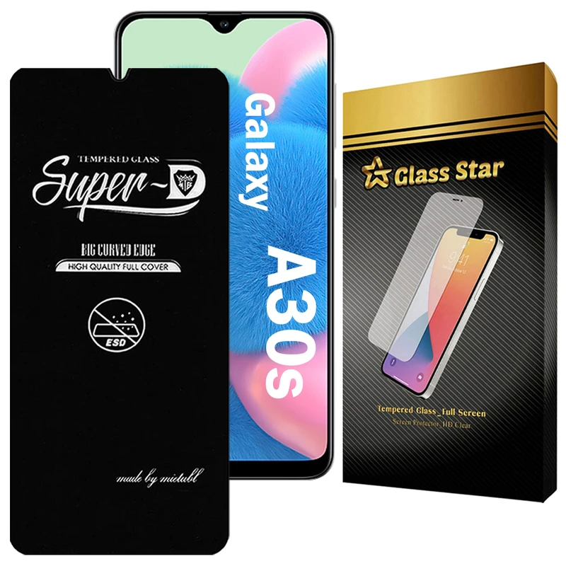 محافظ صفحه نمایش گلس استار مدل SUPERDNS مناسب برای گوشی موبایل سامسونگ Galaxy A30s