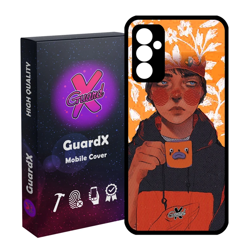 کاور گارد ایکس طرح Girl مدل Glass10319 مناسب برای گوشی موبایل سامسونگ Galaxy A54 / A54 5G