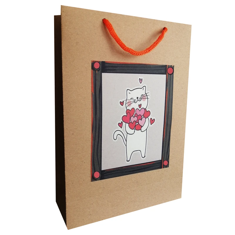 پاکت هدیه مدل یک بغل عشق