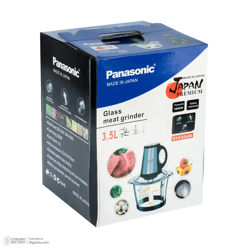 خردکن پاناسونیک مدل 3.5L 6+4blade 3800