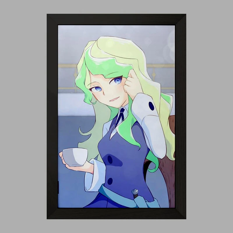 تابلو خندالو مدل دیانا انیمه جادوگران کوچک Little Witch Academia  کد 22872