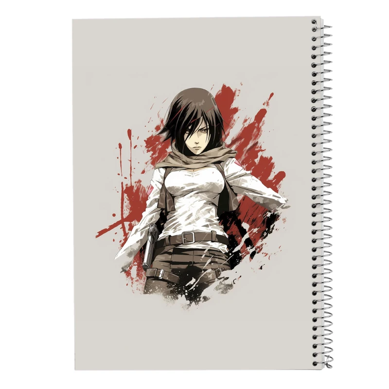دفتر ژورنال نویسی 50 برگ مدوپد مدل نقطه ای طرح Attack on Titan کد DF10411