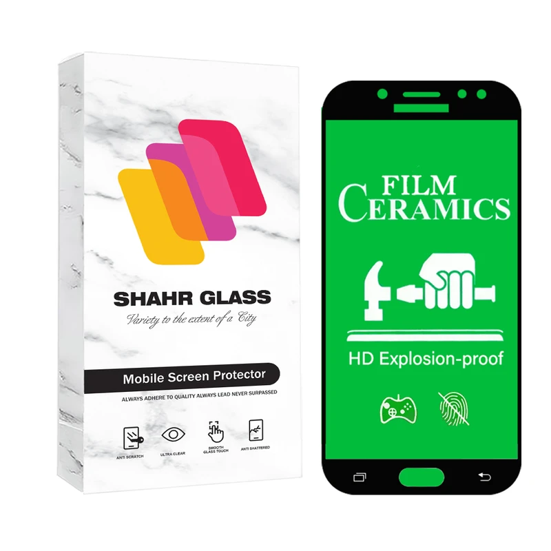 محافظ صفحه نمایش شهر گلس مدل CERCLRSH مناسب برای گوشی موبایل سامسونگ Galaxy J5 2017 / Galaxy J5 Pro