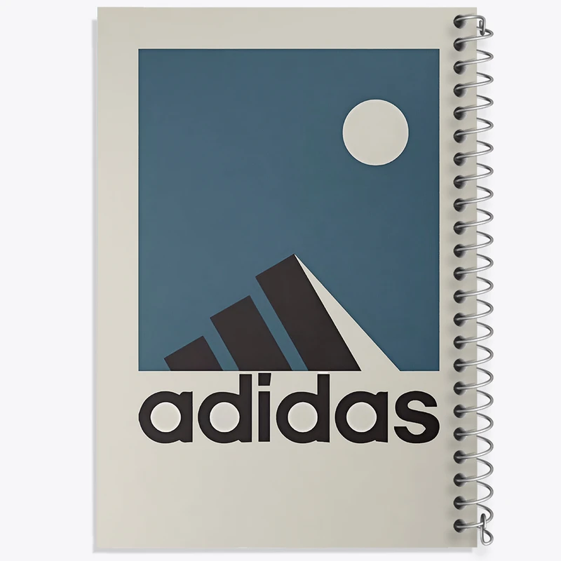 دفتر مشق 100 برگ خندالو طرح آدیداس (Adidas) کد N5100