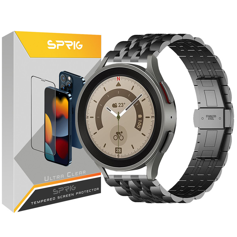 بند اسپریگ مدل 7Bid مناسب برای ساعت هوشمند سامسونگ Galaxy Watch 5 40mm / Watch 5 44mm / Watch 5 pro 45mm